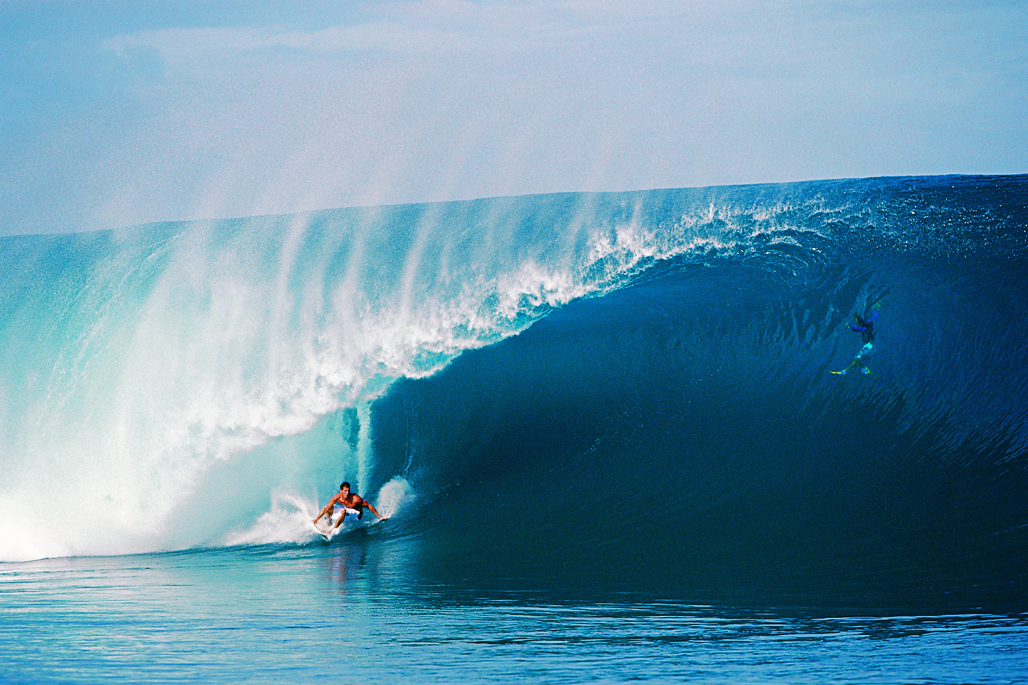 Andy Irons at Teahupoo, on one of the best waves of his career, shot by Tom Servais